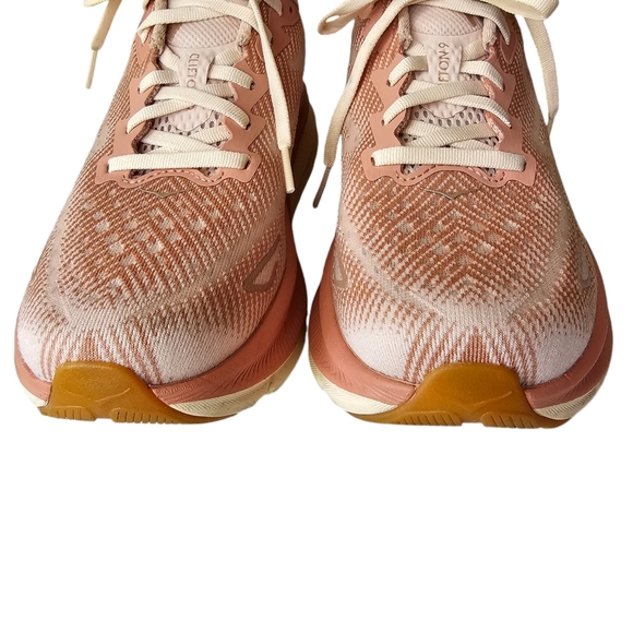 Hoka Clifton 9 Size 8 Women Run Walk Sneaker Pink Sandstone Cream - Picture 3 of 9